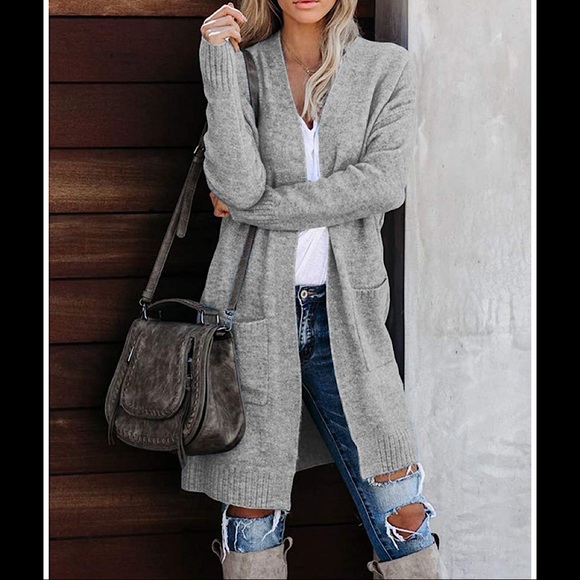 Sweaters - 🆕Lightweight Loose Knit Cardigan with Pockets